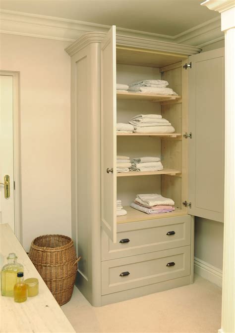 Cabinet is not only functional, but they are an interesting way to show off your bathroom. Bathroom Linen Cupboard RT009 - James Mayor
