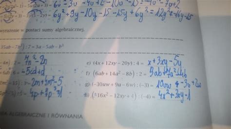 Zapisz W Postaci Sumy Algebraicznej 3x X-7 - Zapisz wyrażenie w postaci sumy algebraicznej - Brainly.pl