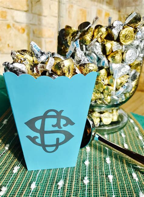 Personalized Popcorn Boxes Treat Box Wedding Birthday Etsy