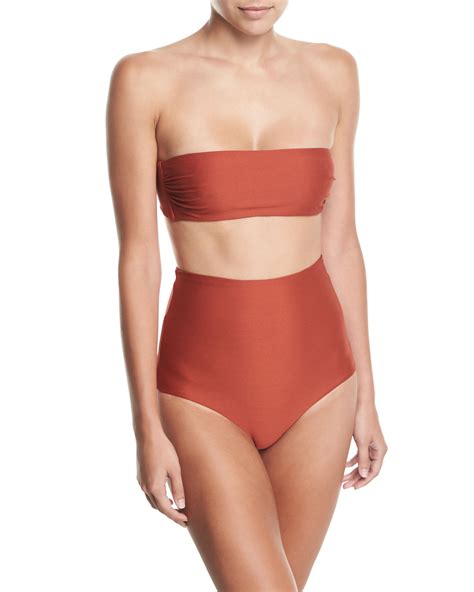 Abigail Bandeau Bikini Swim Top And Matching Items Neiman Marcus
