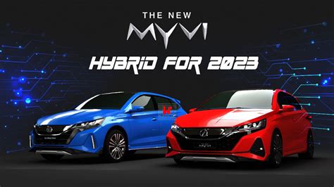 The New Perodua Myvi Hybrid For 2023 YouTube