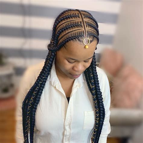 You can even break up the big many hairstylists start with the natural hair of their client, which gets braided from the front so, do these goddess braids inspire you enough to hit up your favorite hair salon with new ideas for a fresh look? Latest Ghana Weaving Hairstyles in Nigeria 2020: Top 40 ...