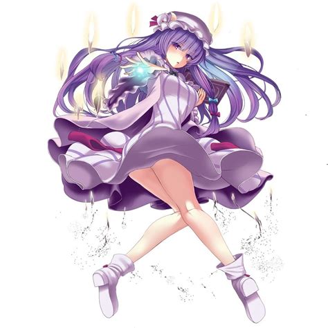 Patchouli Knowledge Touhou Drawn By Amisu Danbooru