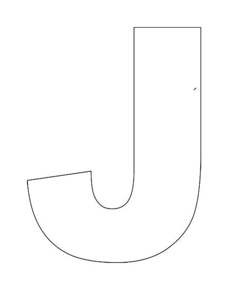 Alphabet J Coloring Pages Learny Kids