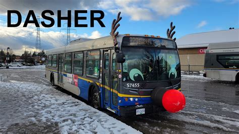 Dasher The Reindeer Bus Translink Cmbc 2006 New Flyer D40lfr No