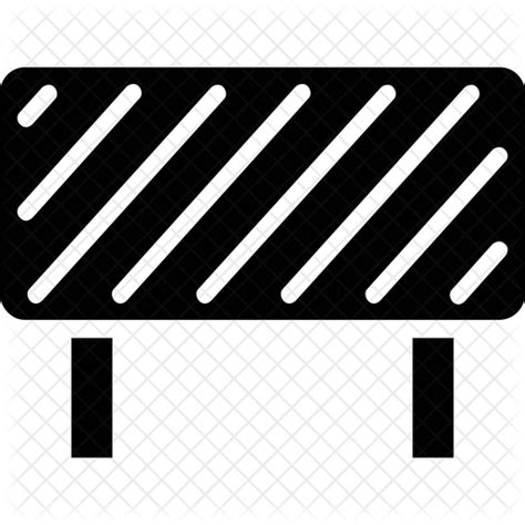 Road Obstruction Icon Download In Glyph Style