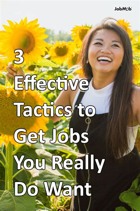 🤩 3 Effective Tactics To Get Jobs You Really Do Want Career