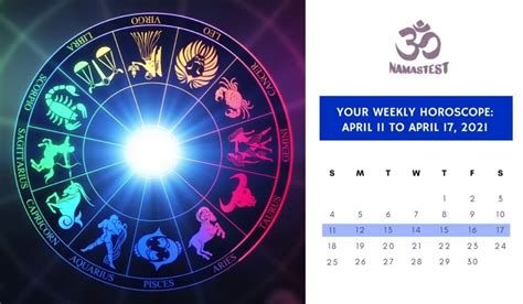 Your Weekly Horoscope April 11 To April 17 2021 Namastest