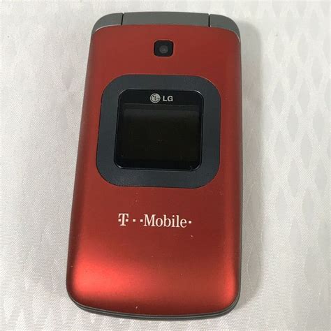 Lg Gs170 Cellular Flip Phone Red T Mobile Used Lg Flip Flip Phones