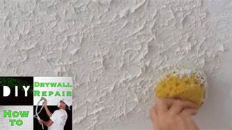 Stucco wall treatment is often applied when the existing walls or ceilings are cracked or marred. How to use a sponge to match knockdown texture on a ...