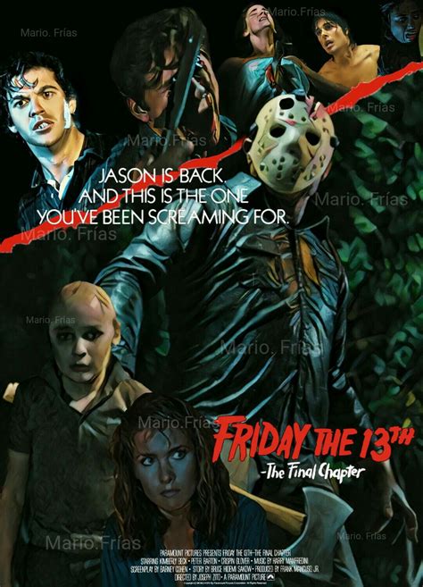 Friday The 13th Part 4 The Final Chapt Movie Poster 11 X 17 訳あり商品