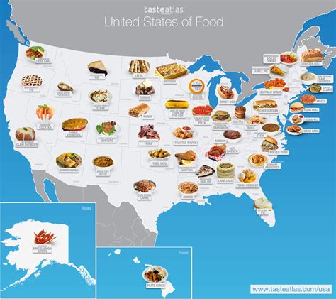 Eat Local In United States Of America Food Map American Food Around The World Food