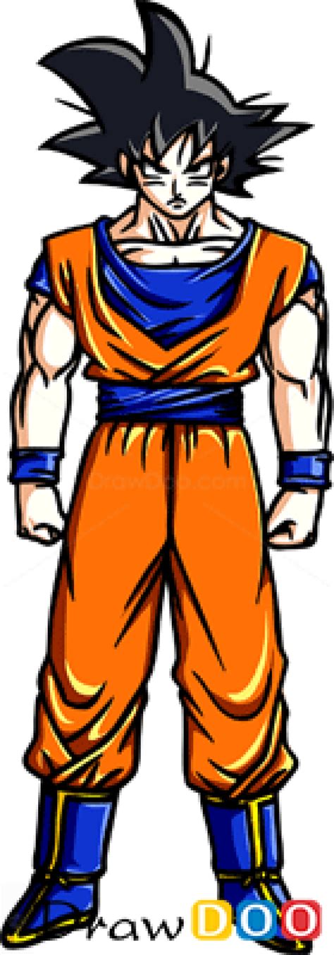 How To Draw Goku Cartoon Characters