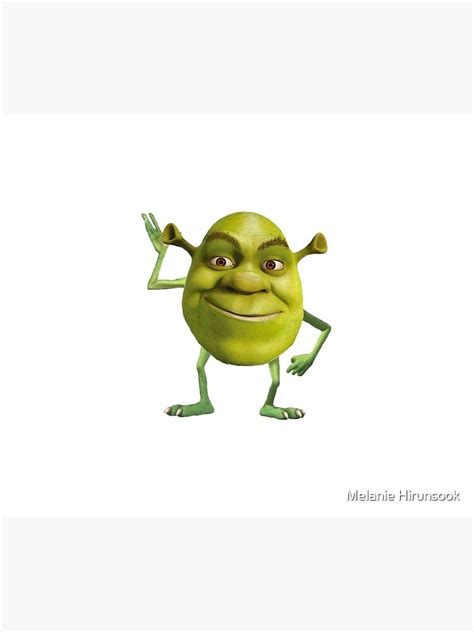 Mike Wazowski Shrek Meme Comforter By Nee1234 Redbubble