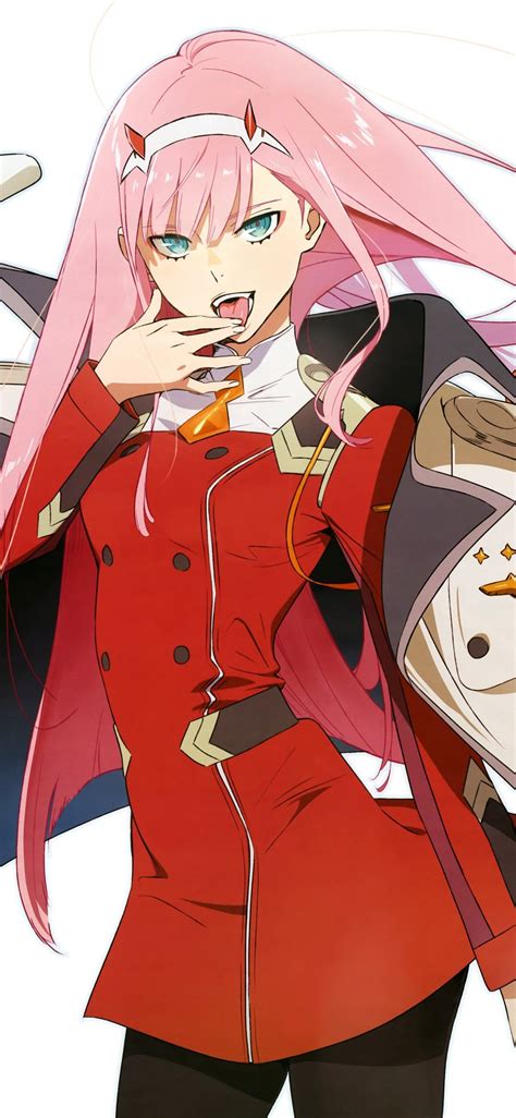Download 750x1334 wallpaper curious cute zero two looking away. Zero Two HD iPhone Wallpapers - Wallpaper Cave