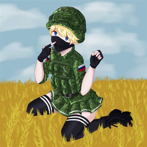 ArtStation - balbes // Russian Femboy Conscript