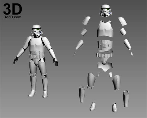 Stormtrooper Full Wearable Armor Helmet Star Wars 3d Print File