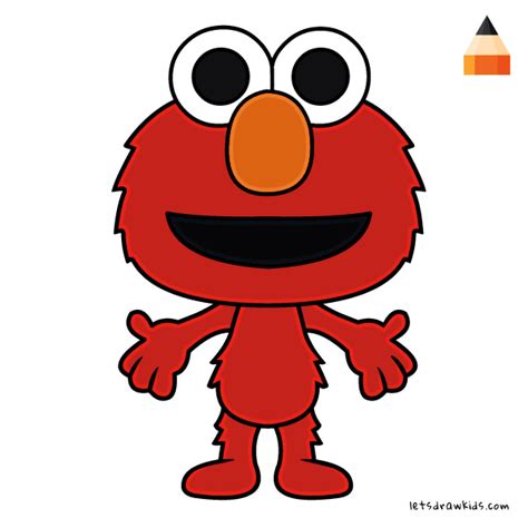 How To Draw Elmo Step By Step Easy At How To Draw