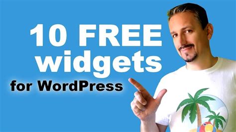 Wordpress Widgets How To Add New Widgets With Free Plugins Youtube