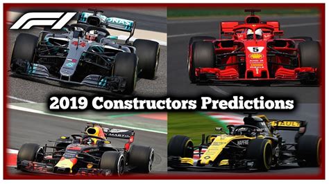 Find out the latest constructor standings in the delayed 2020 formula 1 season. F1 2019 Constructors Standings Prediction - YouTube