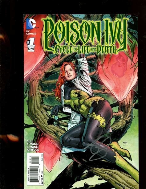 Poison Ivy Cycle Of Life And Death 1 92 Signed By Chu Comic