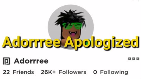 Adoree Says Sorry On Roblox Account Who Is Adoree Part 3 Weekly
