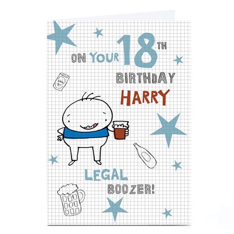 Buy Personalised Th Birthday Card Legal Boozer For GBP Card Factory UK