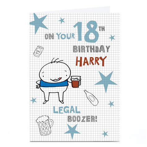 Buy Personalised Th Birthday Card Legal Boozer For Gbp Card Factory Uk