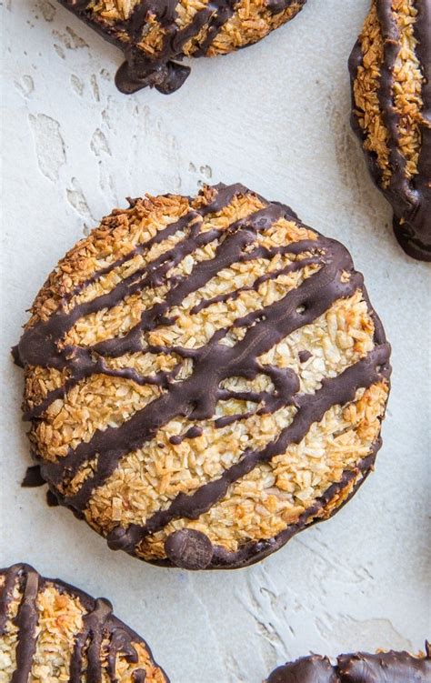 4 Ingredient Healthy Samoa Cookies Paleo The Roasted Root