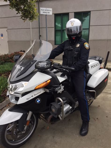 Motorcycle Officers Wearing New Protective Uniforms The Silicon