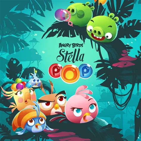 The Angry Birds Stella Game Poster