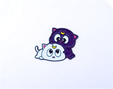 Eligible For Free Shipping Luna And Artemis Sailor Moon Cats Etsy
