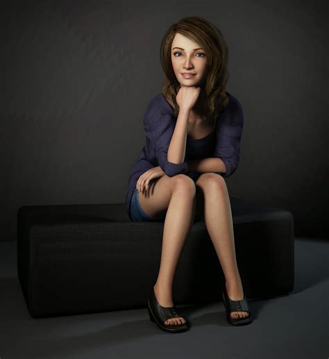 siddesh tamse 3d female model 2