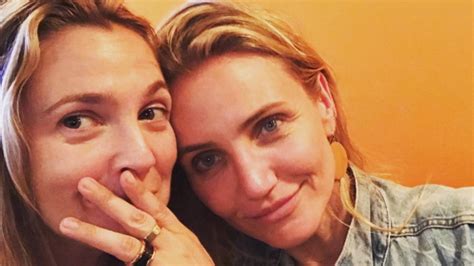 Charlies Angels Reunion Drew Barrymore And Cameron Diaz Share Sweet