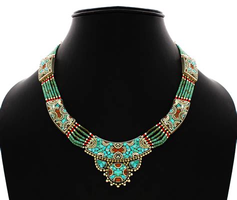 Buy Fascinating Tibetan Turquoise Necklace At Wholesale Prices