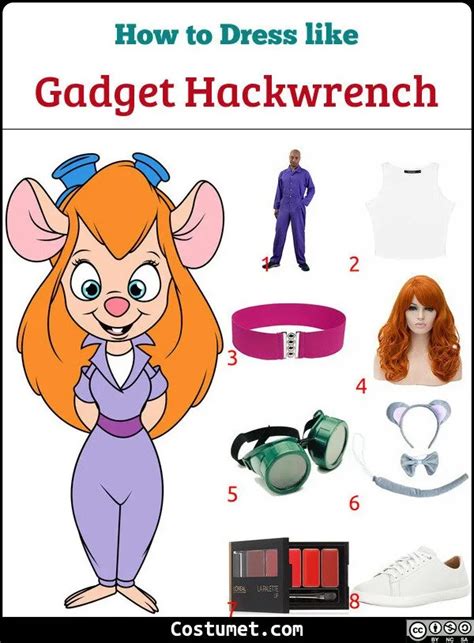 Gadget Hackwrench Chip N Dale Costume For Cosplay And Halloween 2020
