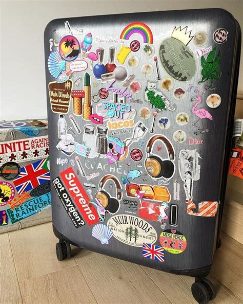 Waterproof Briefcase Luggage Stickers Travel Stickers Cute Suitcases