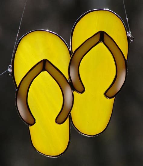 Stained Glass Flip Flops By Theglassmenagerie On Etsy Stained Glass
