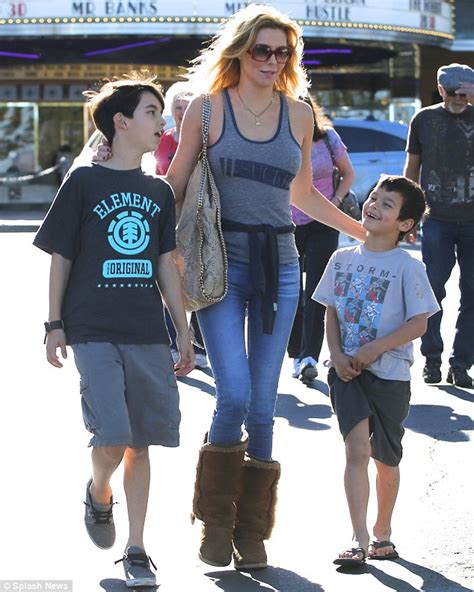 Staying Out Of Trouble Brandi Glanville Shrugs Off Drinking Problem Claims As She Takes Sons