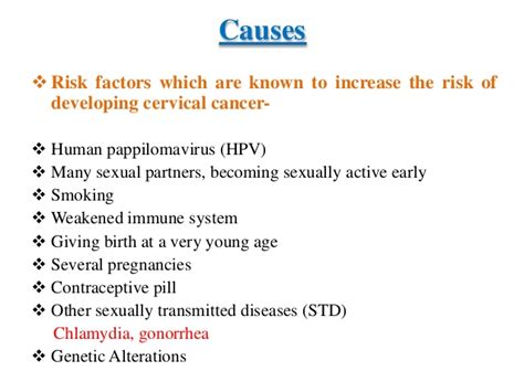 Research reveal that hpv (human papillomavirus) is single most important cause of cervical cancer. Doc seminar cervical cancer