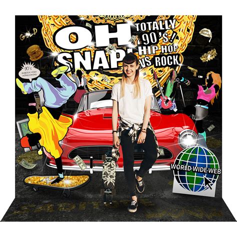 Buy Musykrafties 90s Hip Hop Vs Rock Party Backdrop Large Banner