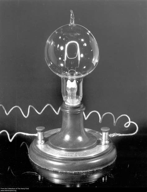 Replica Of Thomas Edisons First Electric Lamp Pbs Learningmedia