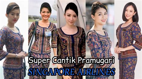 Deretan Pramugari Cantik Singapore Airlines Maskapai Dari Negara