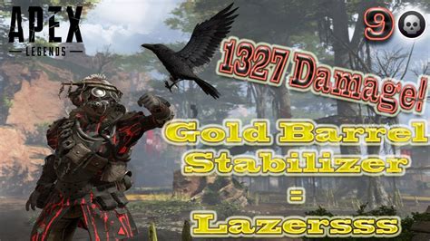 Gold Barrel Stabilizer Is Money!!! Apex Legends - YouTube