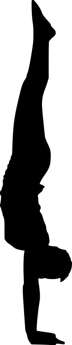Handstand Silhouette Png Transparent