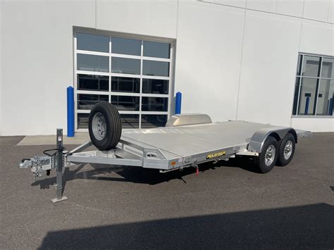 8216Tilt 82x16 Aluminum Tilt Bed Car Hauler M G Trailer