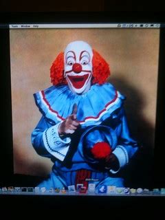 My new desktop background is disturbing (warning: clowns).… | Flickr