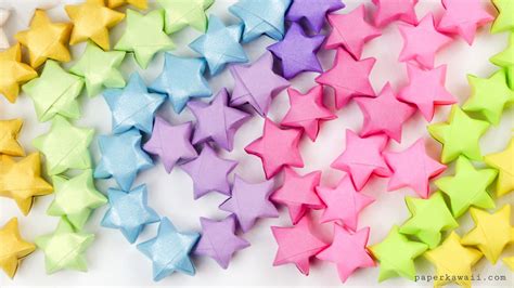 Origami Lucky Stars Tutorial Easy And Fun Origami Lucky Star Origami
