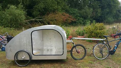 Bicycle Towed Teardrop Camper The Velopod Nears Completion Youtube