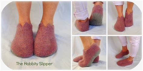Moss Crochet Crocheted Felted Slippers New Pics Of The Hobbity Slipper
